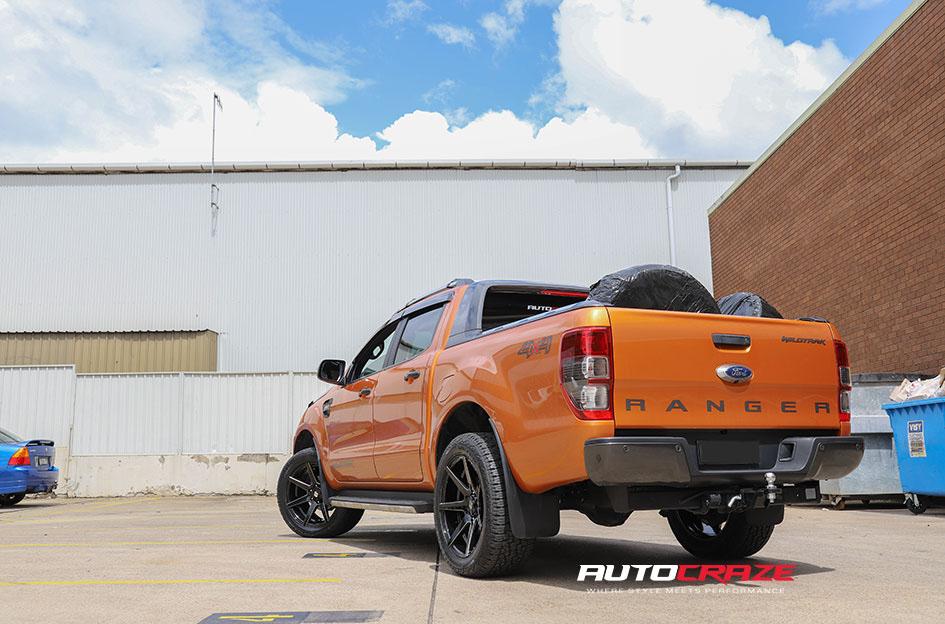 FORD RANGER AVALANCHE GLOSS BLACK MILLED ACCENTS